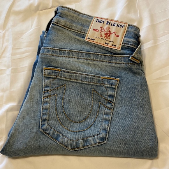 True Religion Womens Jennie Curvy Mid Rise Skinny Jean Size 28/6 nice condition - Picture 5 of 17